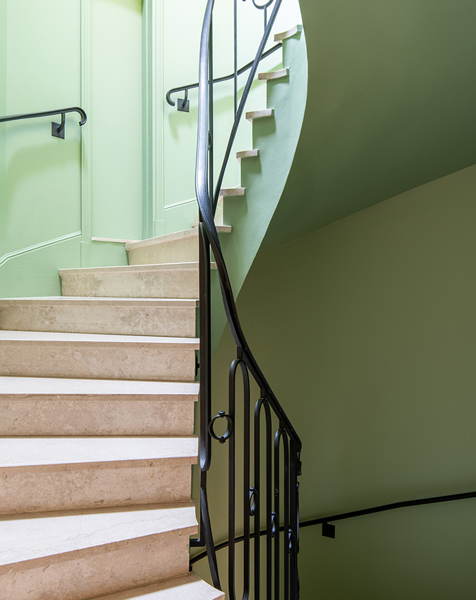 Rénovation complète escalier fonte